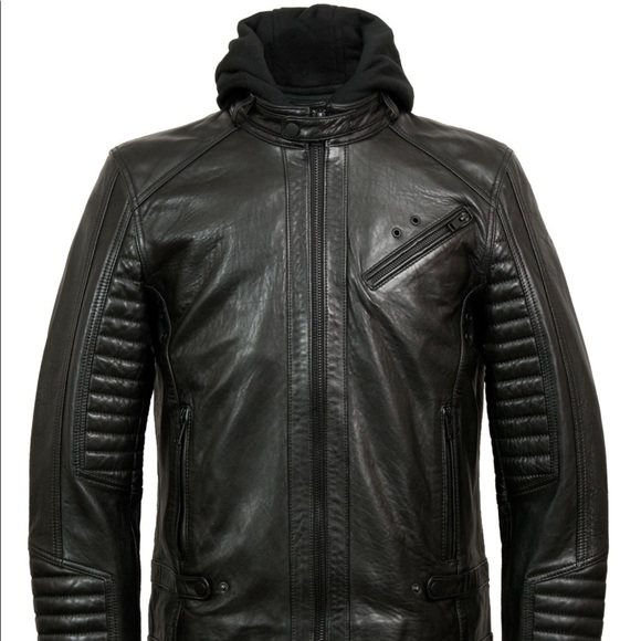 HidePark -Hooded Leather Jacket - Picture 4 of 6